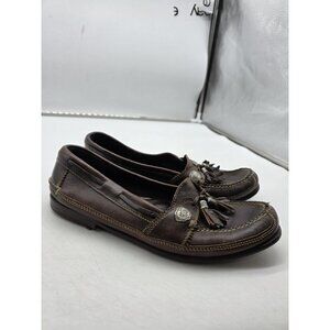 Cole Haan Country Shoes Mens Size 9M Brown Leather Tassel Loafer Slip On Casual